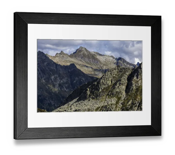 Framed Print : Ticino mountains, Sambuco valley