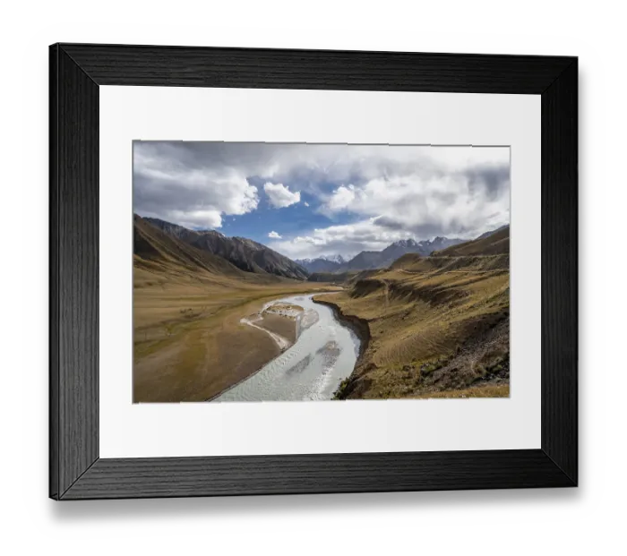 Framed Print : Mountain valley with Sary Jaz river Framed Print : Mountain valley with Sary Jaz river