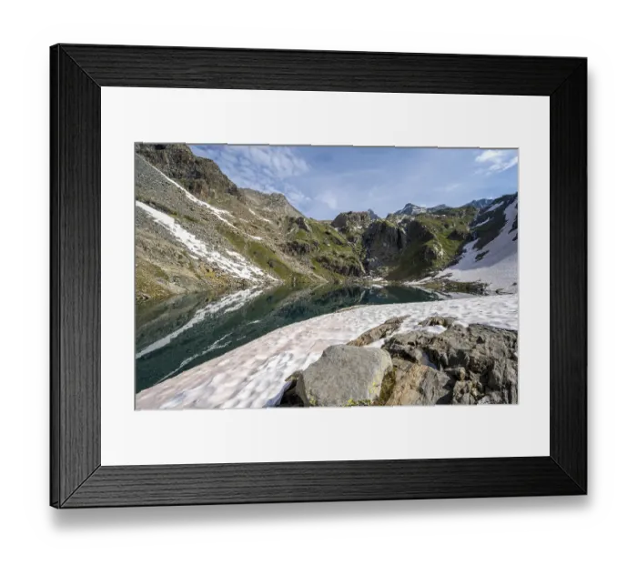 Framed Print : Schwarzsee, Gipfel Plattenkopf Framed Print : Schwarzsee, Gipfel Plattenkopf