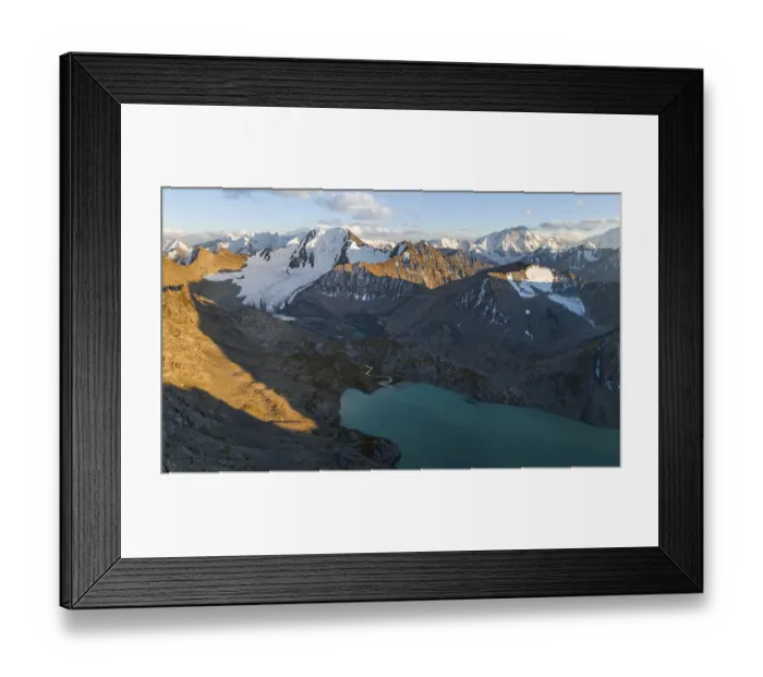 Framed Print : Evening mood, mountain panorama Framed Print : Evening mood, mountain panorama