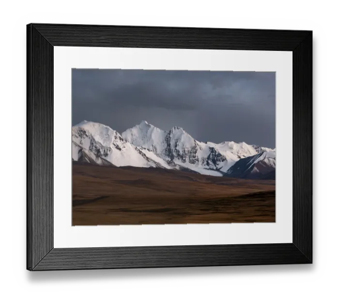 Framed Print : Glaciated and snow-capped mountains Framed Print : Glaciated and snow-capped mountains