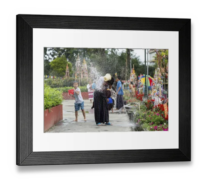 Framed Print : NAMSAI, INDIA.- APRIL 16