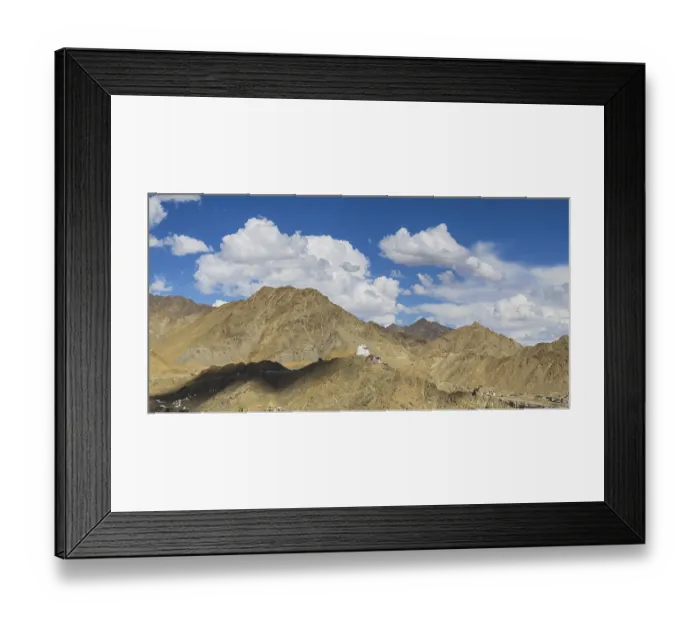 Framed Print : The Namgyal Tsemo Gompa monastery on Tsenmo Hill Framed Print : The Namgyal Tsemo Gompa monastery on Tsenmo Hill