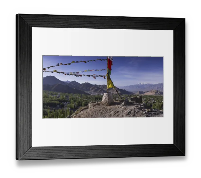 Framed Print : Panorama over Leh and the Namgyal Tsemo Gompa monastery on Tsenmo Hill Framed Print : Panorama over Leh and the Namgyal Tsemo Gompa monastery on Tsenmo Hill