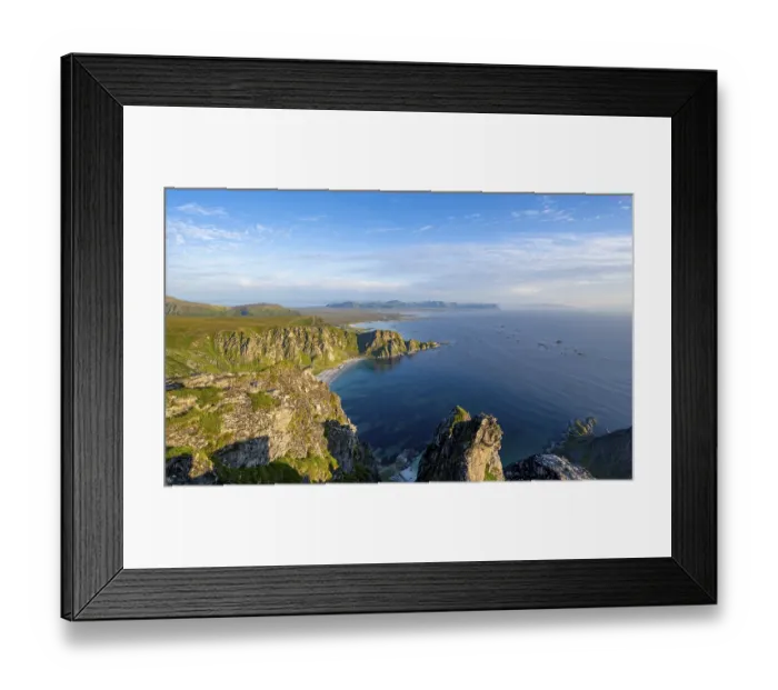 Framed Print : View from the summit of Matind or Matinden