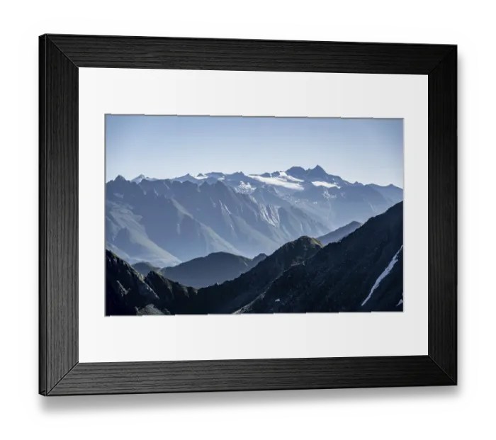 Framed Print : High mountains, Alpine panorama