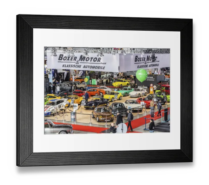 Framed Print : Retro Classics car show opens in Stuttgart Framed Print : Retro Classics car show opens in Stuttgart