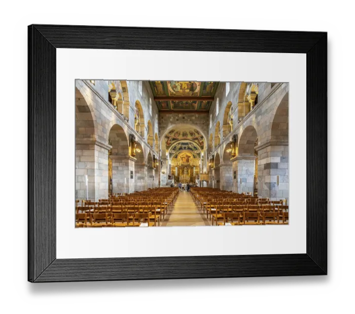 Framed Print : Interior of Viborg Cathedral, Viborg