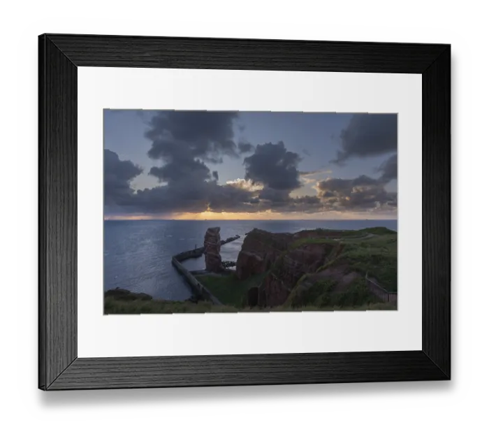 Framed Print : Evening shot, Lange Anna Felsen
