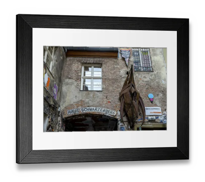 Framed Print : The heritage-protected Haus Schwarzenberg Framed Print : The heritage-protected Haus Schwarzenberg
