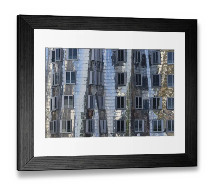 Framed Print : Gehry buildings, Media Harbour