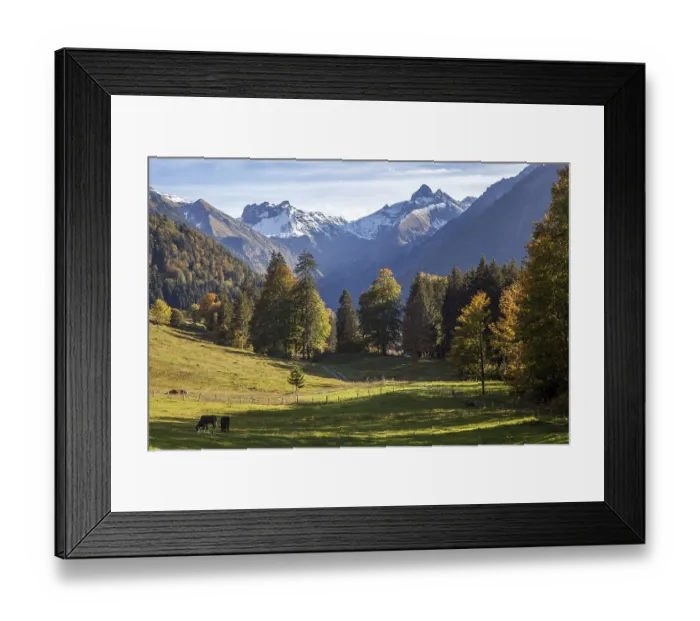 Framed Print : View from dOberallgaeu, Allgaeu Framed Print : View from dOberallgaeu, Allgaeu