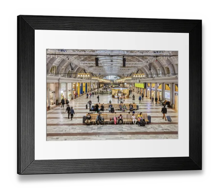 Framed Print : Central station, railway station Framed Print : Central station, railway station