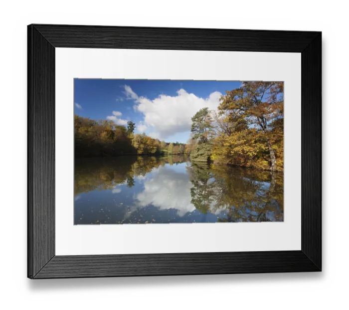Framed Print : Baerensee, Bear Lake in autumn