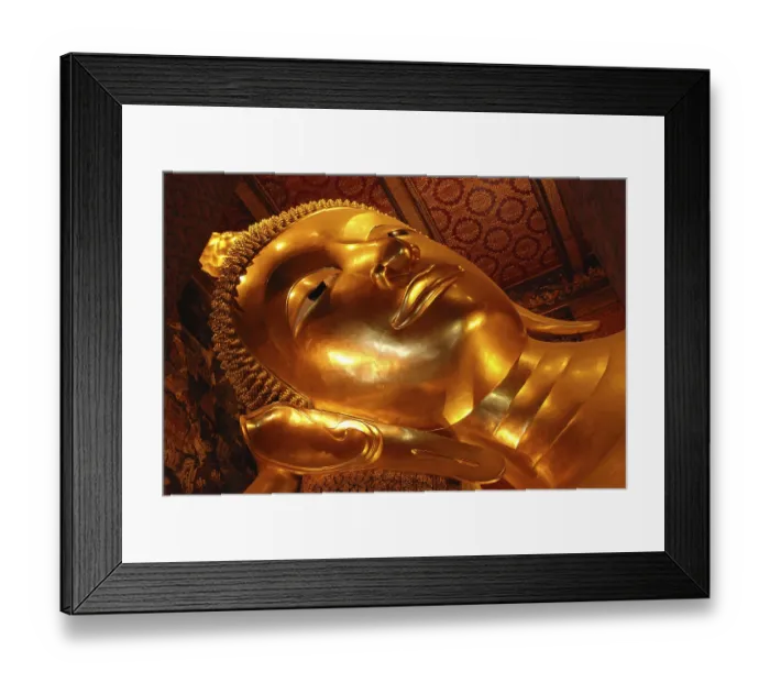 Framed Print : Lying buddha, Wat Pho, Bangkok, Thailand, Asia