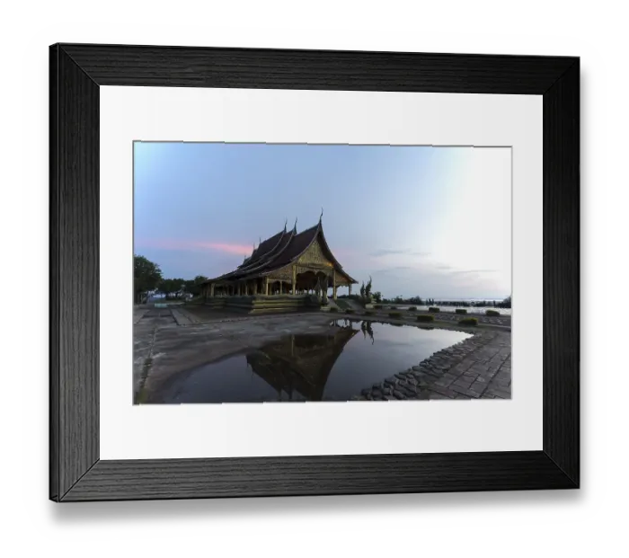 Framed Print : Wat Sirindhorn Wararam, Wat Phu Prao