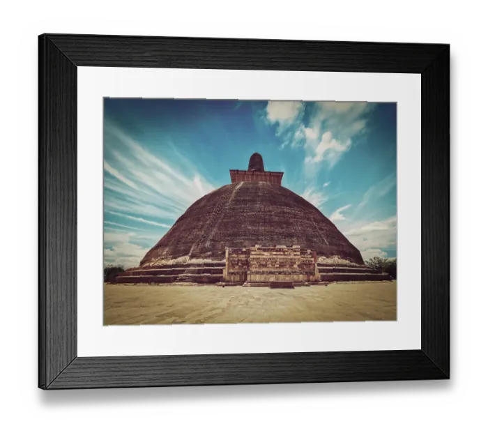 Framed Print : Jetavaranama dagoba (stupa). Anuradhapura Framed Print : Jetavaranama dagoba (stupa). Anuradhapura