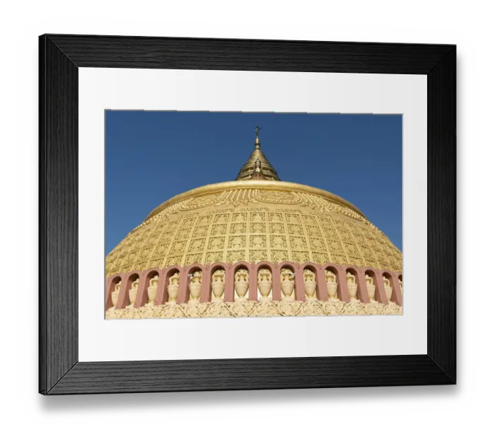 Framed Print : Golden stupa at Sitagu International Buddhist Academy Framed Print : Golden stupa at Sitagu International Buddhist Academy