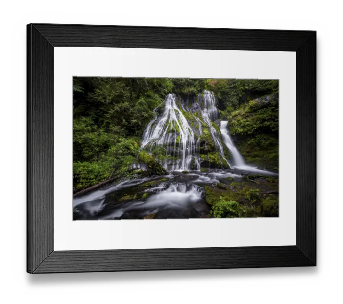 Framed Print : Waterfall, Panther Creek Falls