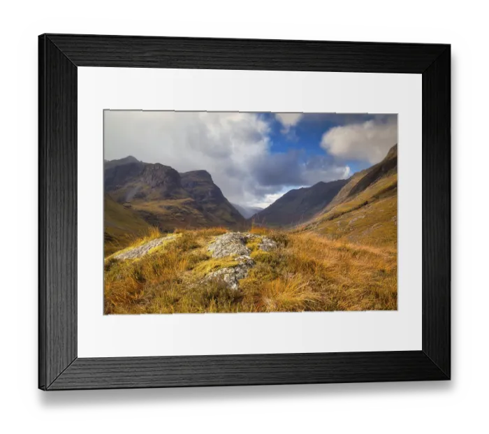 Framed Print : View of the Three Sisters, Glencoe
