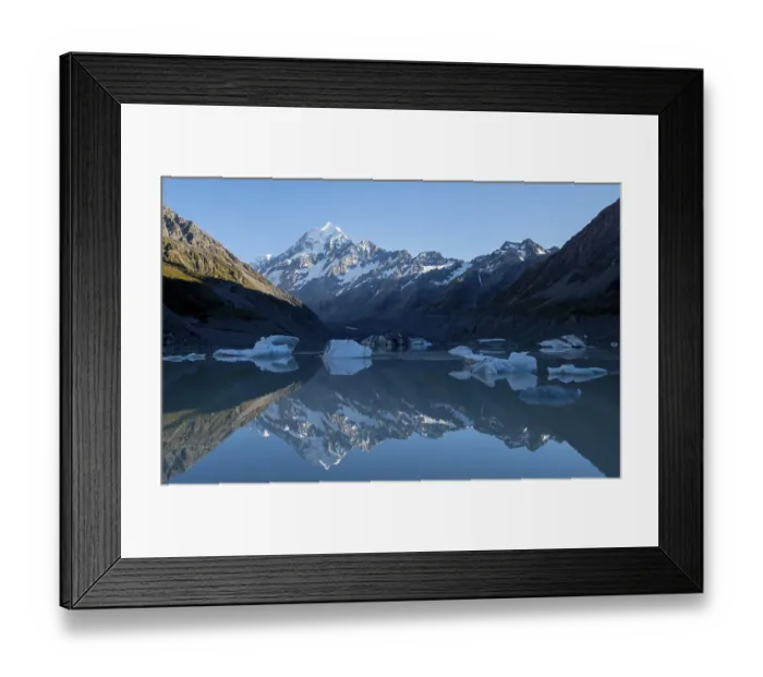 Framed Print : Mount Cook in morning light, sunrise