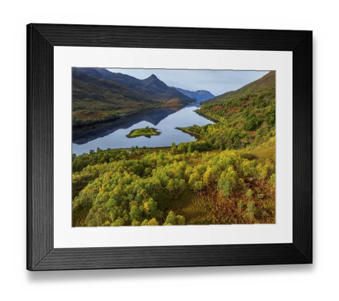 Framed Print : Fjord, coast, mountain landscape