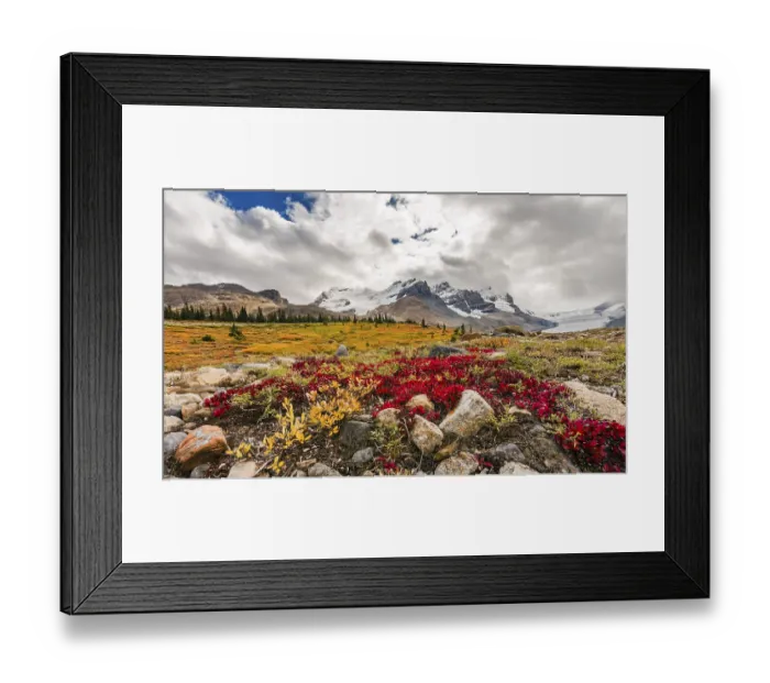 Framed Print : Barren Landscape, Glacial Valley