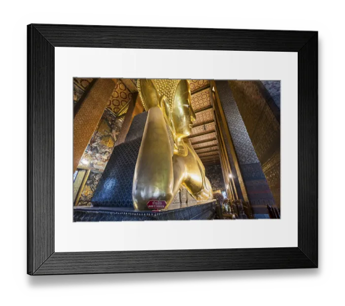 Framed Print : Wat Pho, temple of the reclining Buddha