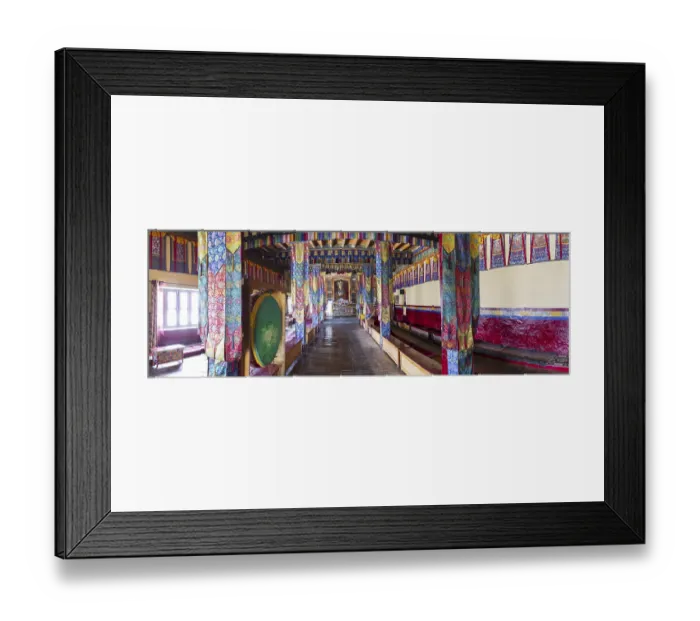 Framed Print : Dukhang, prayer and meeting room