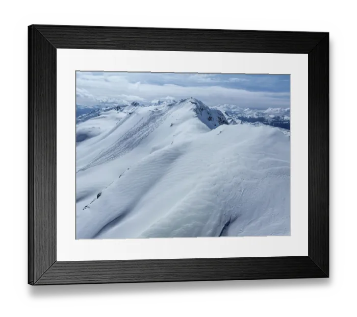 Framed Print : Wisshore summit, Bernese Alps in winter