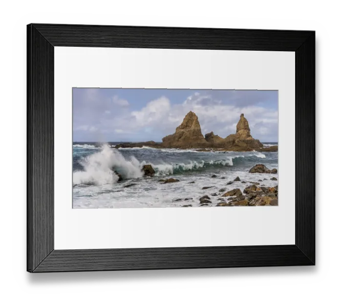 Framed Print : The north-west coast of La Gomera