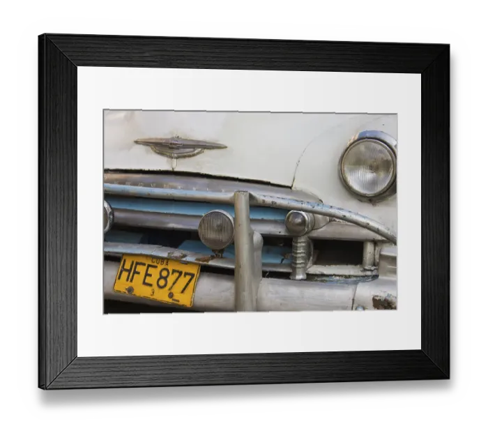 Framed Print : Chevrolet, classic car, Havana Framed Print : Chevrolet, classic car, Havana