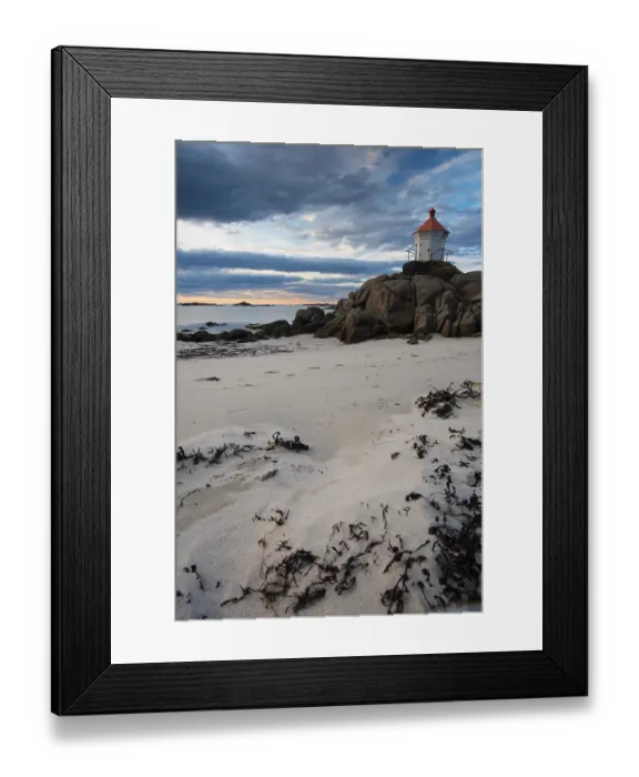 Framed Print : Eggum Lighthouse, Eggum, Vestvagoy Framed Print : Eggum Lighthouse, Eggum, Vestvagoy
