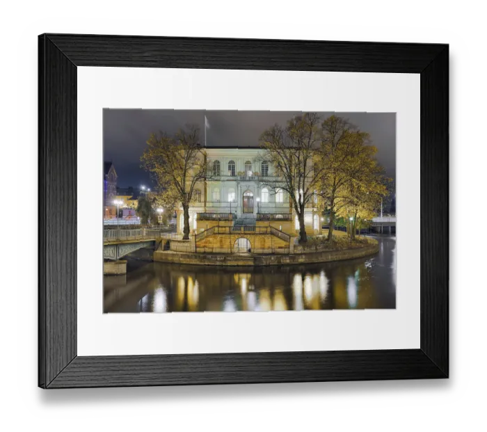 Framed Print : Stroemsborg Castle, Illuminated Framed Print : Stroemsborg Castle, Illuminated