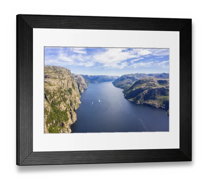 Framed Print : Lysefjord, Rogaland, Norway, Europe
