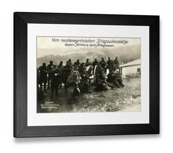 Framed Print : From the Montenegrin theatre of war Framed Print : From the Montenegrin theatre of war