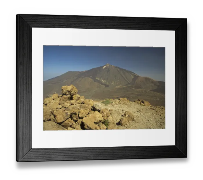 Framed Print : View from Mt Alto de Guajara, 2717m Framed Print : View from Mt Alto de Guajara, 2717m