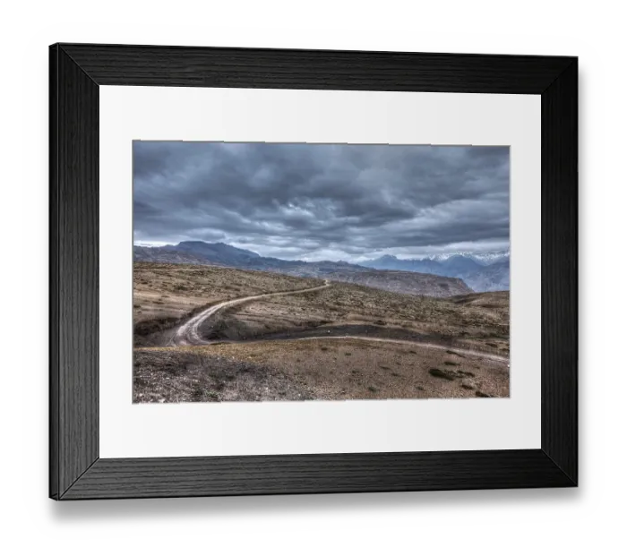 Framed Print : High dynamic range HDR image of road in Himalayas