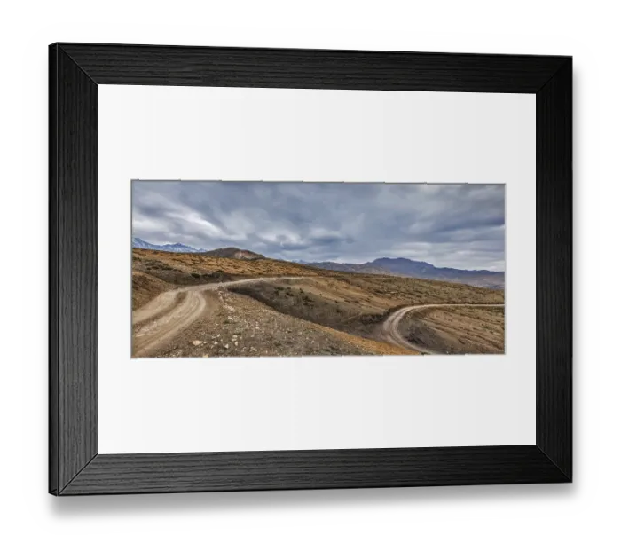 Framed Print : Road in Himalayas. Spiti Valley