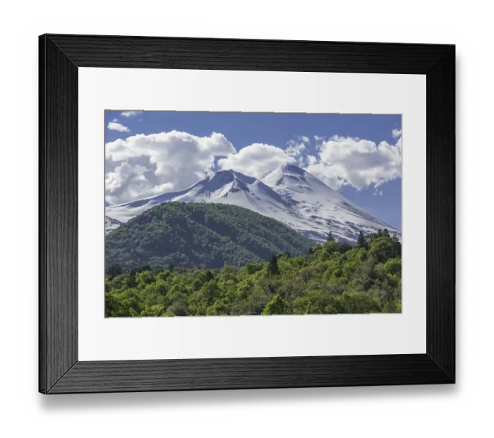 Framed Print : Llaima volcano, Conguillio National Park