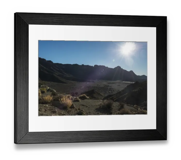 Framed Print : Volcanic landscape, Llano de Uruanca Framed Print : Volcanic landscape, Llano de Uruanca