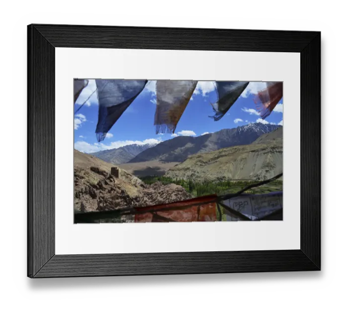 Framed Print : Tourism from Europe in the Indian part of the Himalayas
