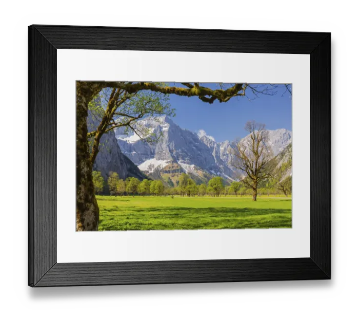 Framed Print : Nature conservancy area Grosser Ahornboden