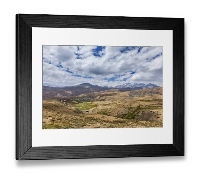 Framed Print : Langza, high altitude village in Himalayas