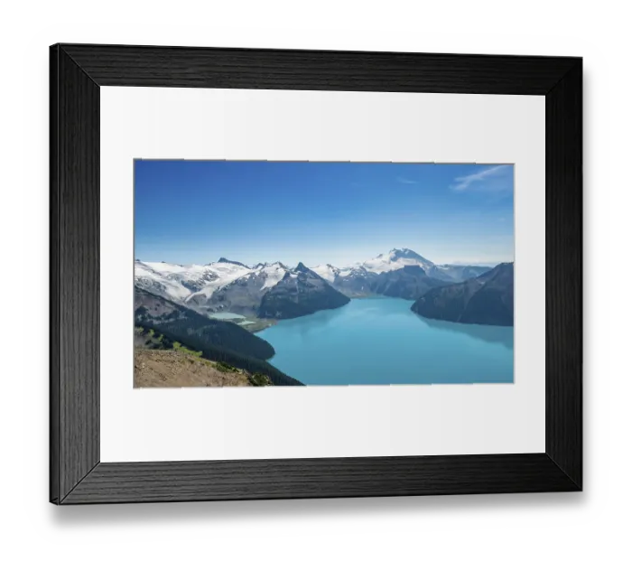 Framed Print : View from Panorama Ridge hiking trail