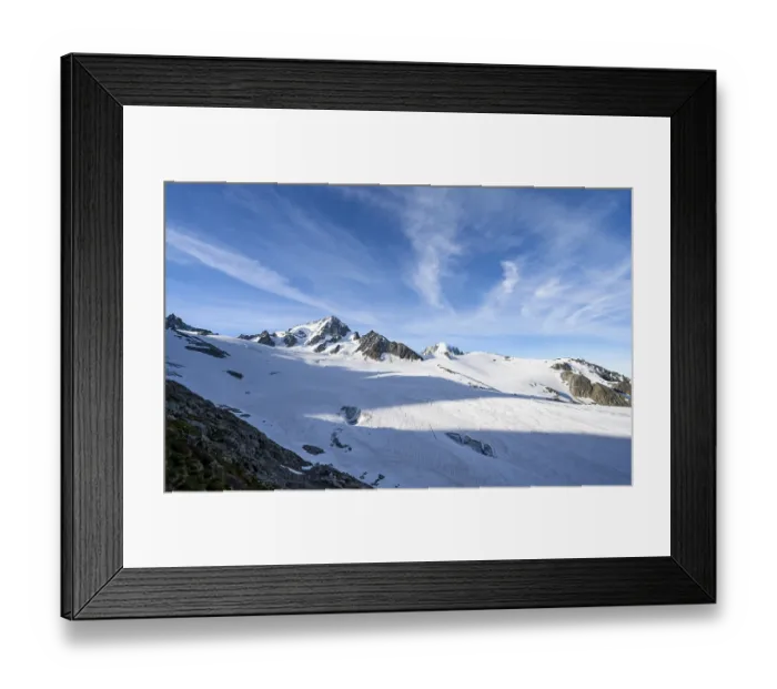 Framed Print : High alpine mountain landscape