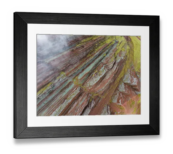 Framed Print : Pallay Punchu Rainbowmountain, Layo