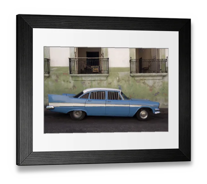 Framed Print : Vintage Chevrolet from the 1950s