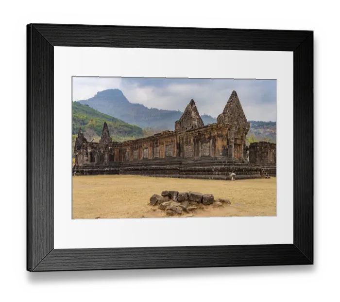 Framed Print : Wat Phu mountain temple, Champasak province Framed Print : Wat Phu mountain temple, Champasak province
