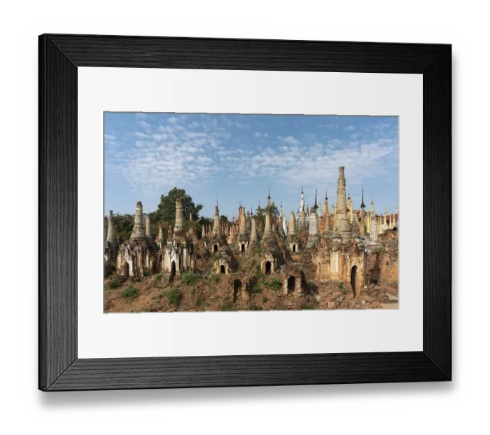 Framed Print : Shwe Inn Thein Paya, pagoda complex Framed Print : Shwe Inn Thein Paya, pagoda complex